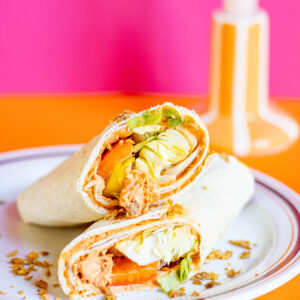 Pikante tonijn wrap