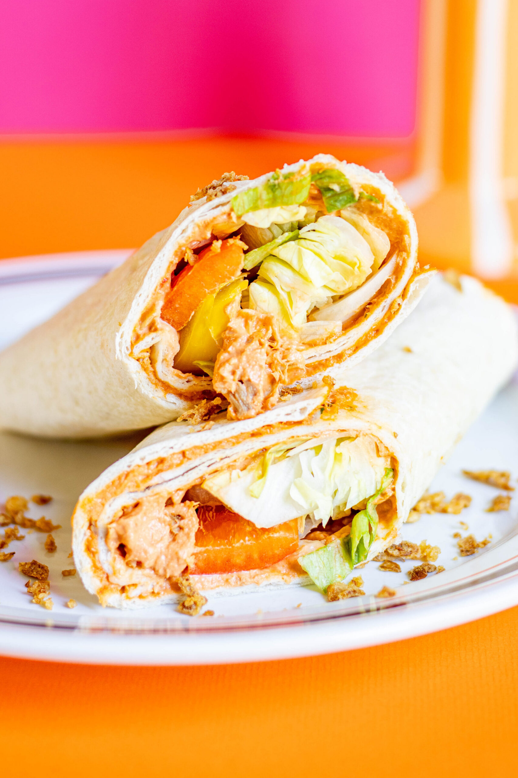 Pikante tonijn wrap